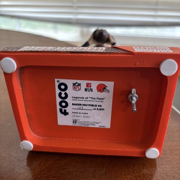 Baker Mayfield Cleveland Browns Big Ticket Series Bobblehead NFL Football - Picture 4 of 4